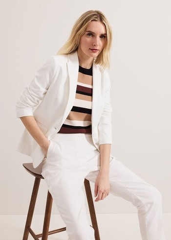 Phase Eight Ulrica Fitted Jackets White Australia | KJ1876450